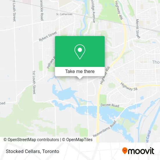 Stocked Cellars map