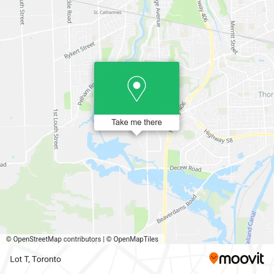 Lot T map