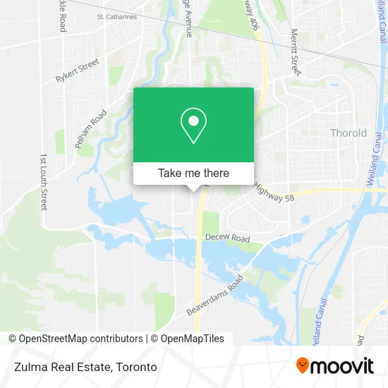 Zulma Real Estate map