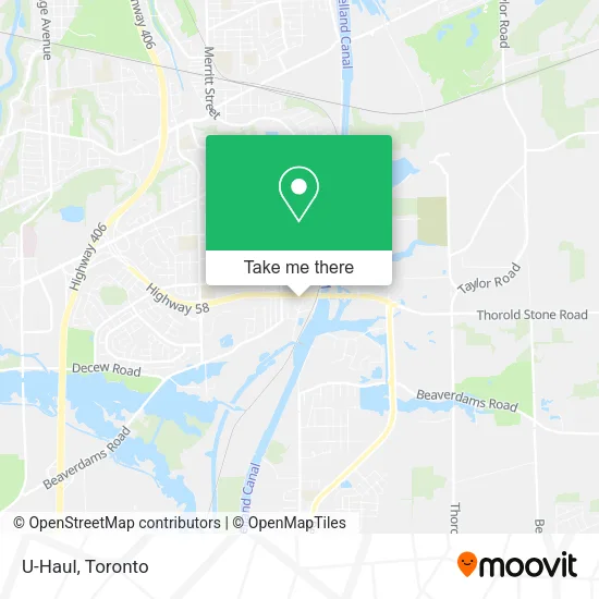 U-Haul map