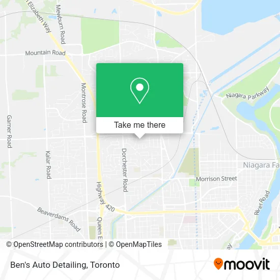 Ben's Auto Detailing map
