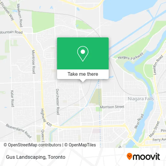 Gus Landscaping map
