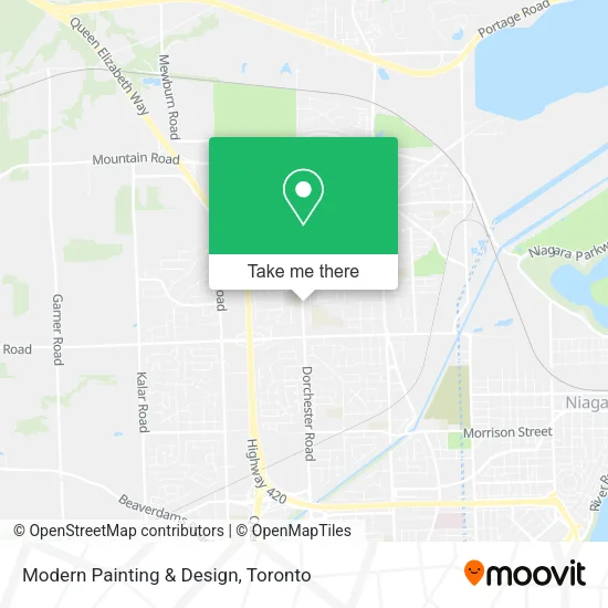 Modern Painting & Design map