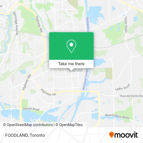 FOODLAND map