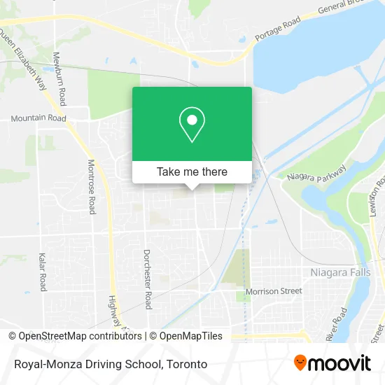 Royal-Monza Driving School map
