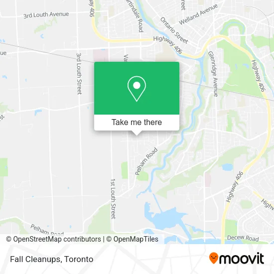 Fall Cleanups map