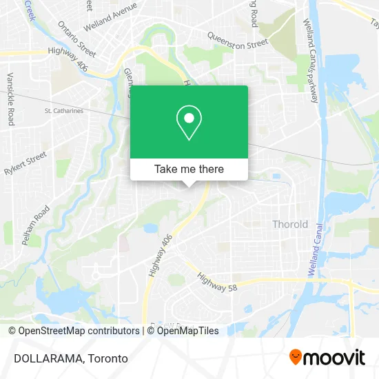 DOLLARAMA map