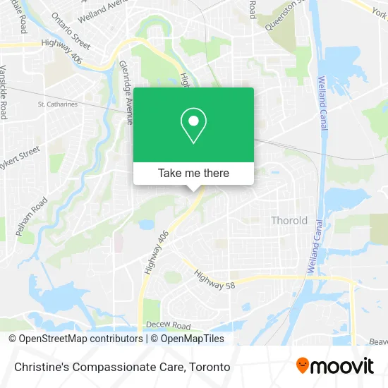 Christine's Compassionate Care map