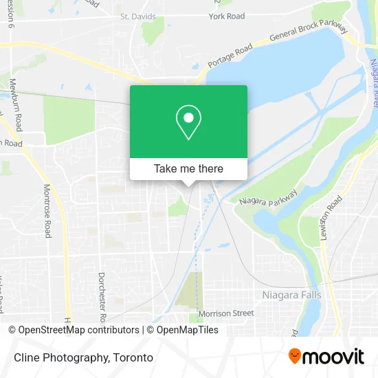 Cline Photography map