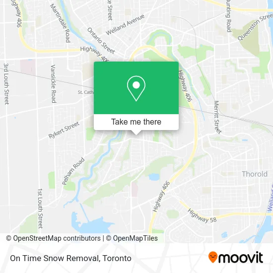 On Time Snow Removal map