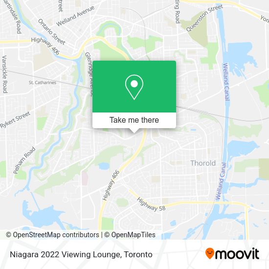 Niagara 2022 Viewing Lounge map