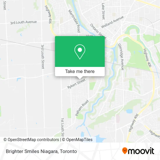 Brighter Smiles Niagara map