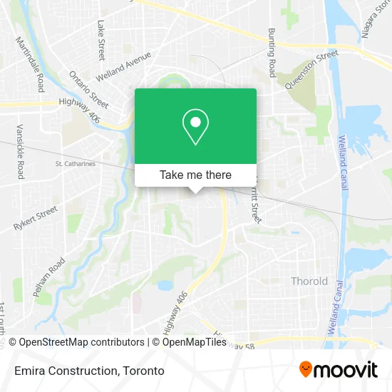 Emira Construction map