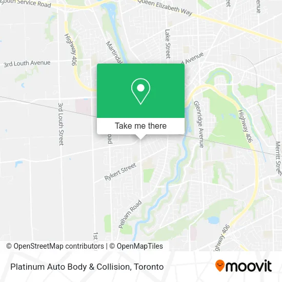 Platinum Auto Body & Collision map
