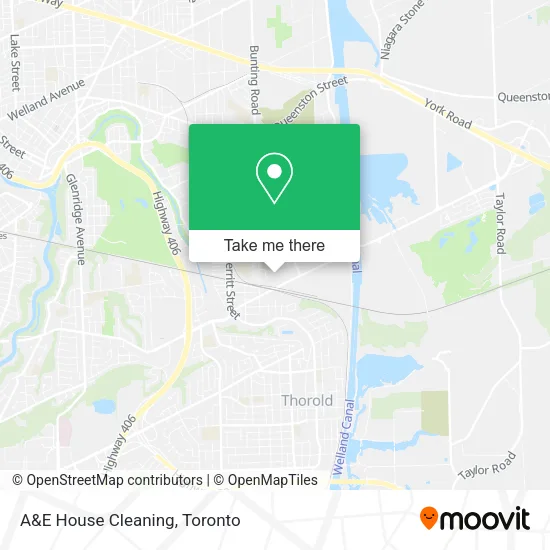 A&E House Cleaning map