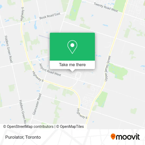 Purolator map