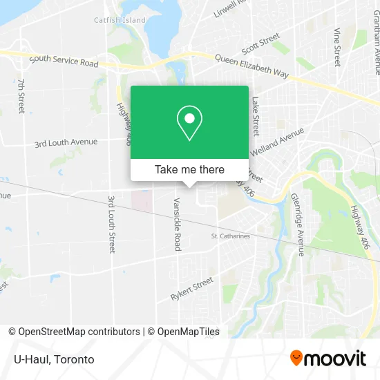 U-Haul map