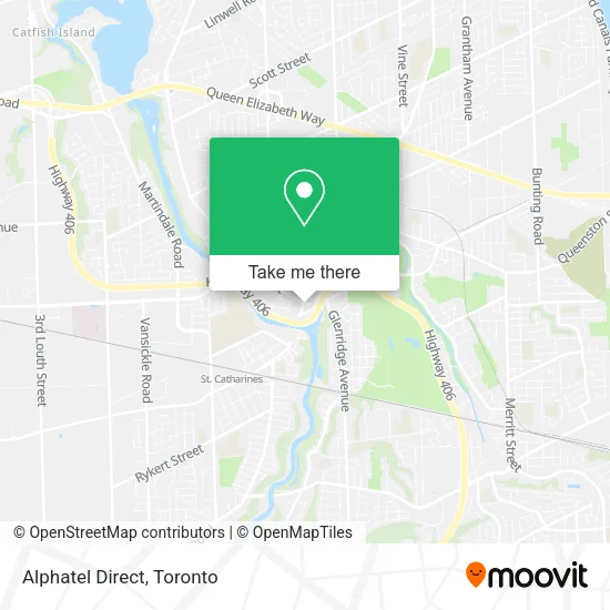 Alphatel Direct map