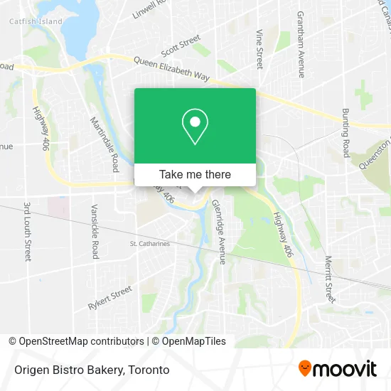 Origen Bistro Bakery map
