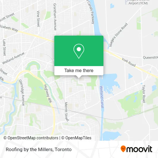 Roofing by the Millers map