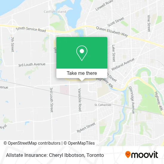 Allstate Insurance: Cheryl Ibbotson map