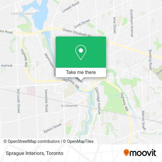 Sprague Interiors map