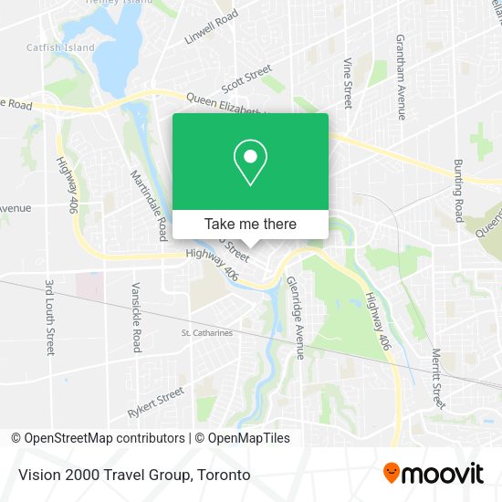 Vision 2000 Travel Group map