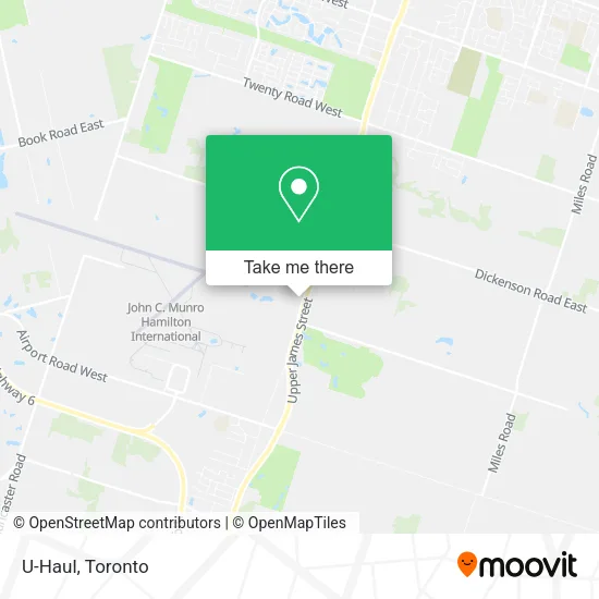 U-Haul map