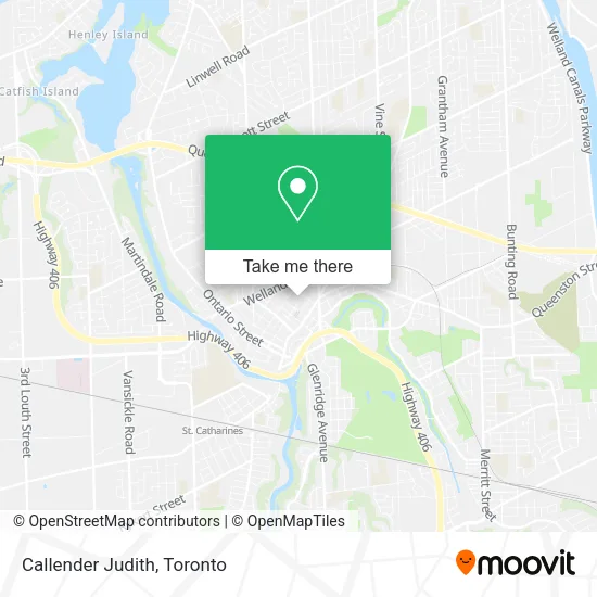 Callender Judith map