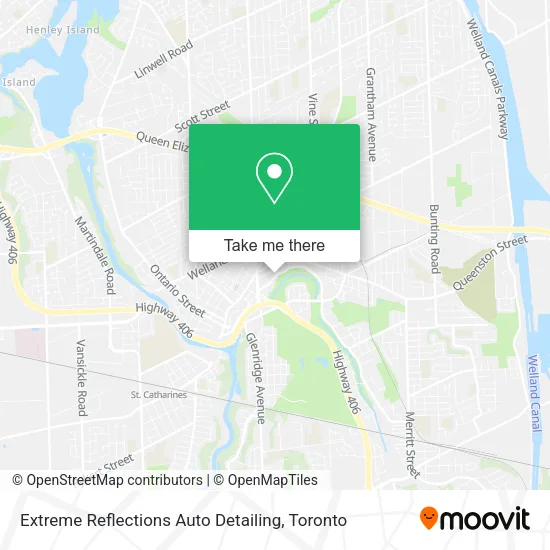 Extreme Reflections Auto Detailing map