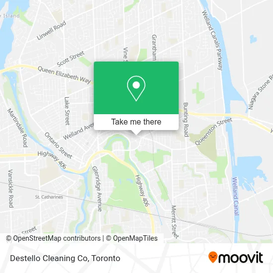 Destello Cleaning Co map