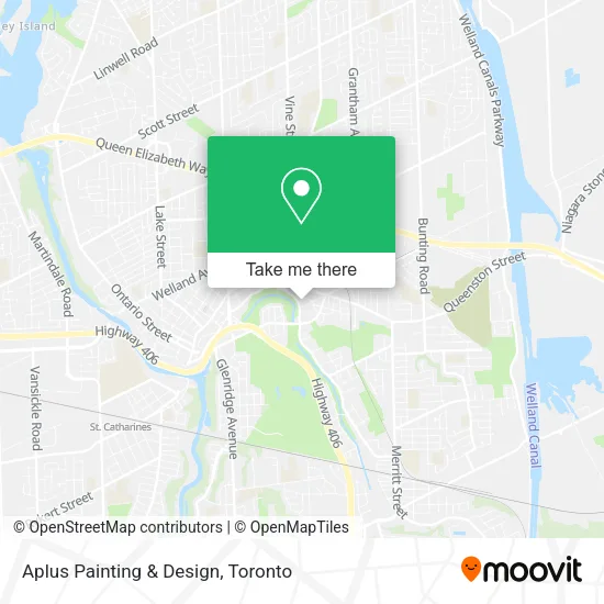 Aplus Painting & Design map