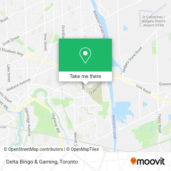 Delta Bingo & Gaming map