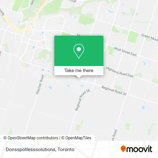 Donsspotlesssolutions map