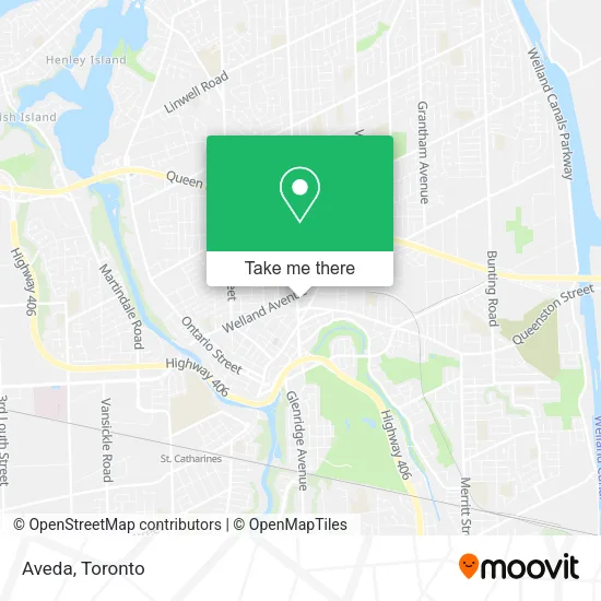 Aveda map