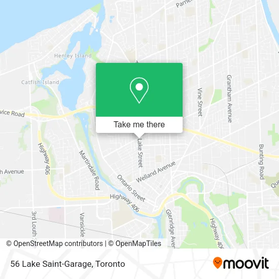 56 Lake Saint-Garage map