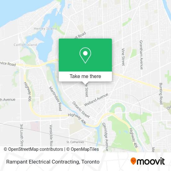 Rampant Electrical Contracting map