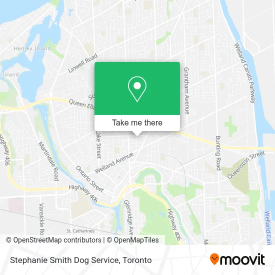 Stephanie Smith Dog Service map