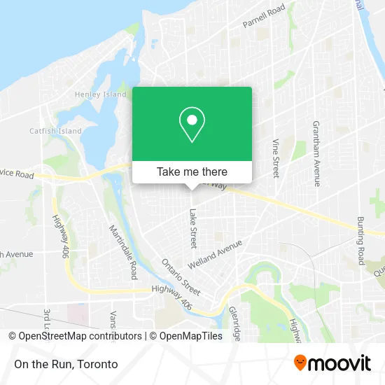 On the Run map