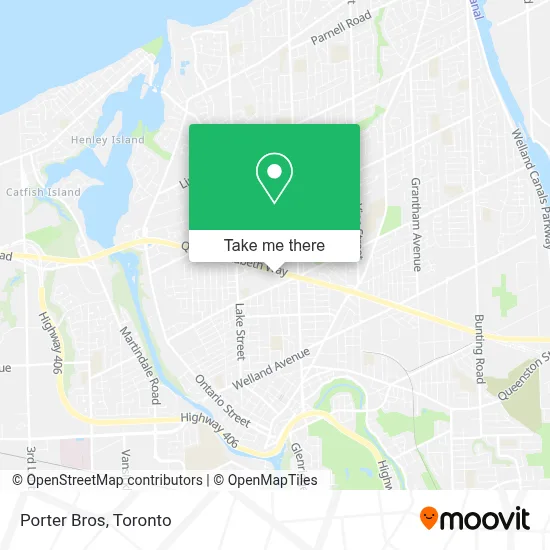 Porter Bros map