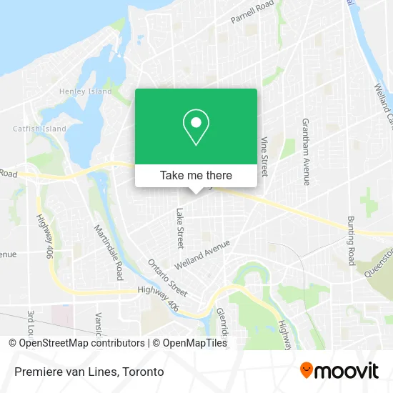 Premiere van Lines map