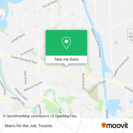 Man's for the Job map