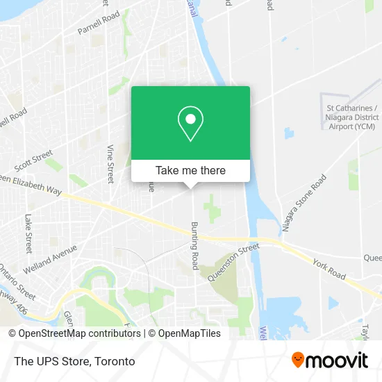 The UPS Store map