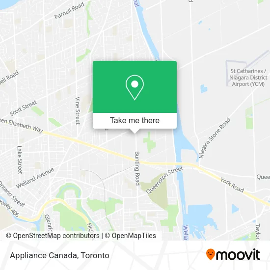 Appliance Canada map