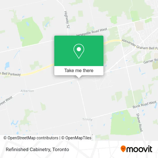 Refinished Cabinetry map
