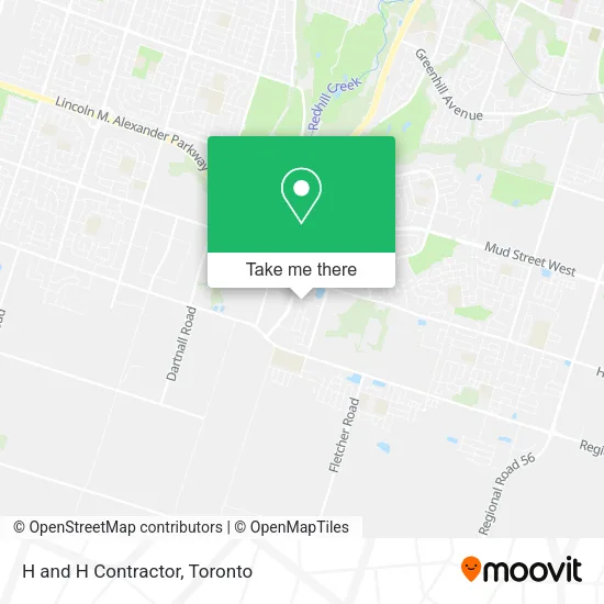 H and H Contractor map