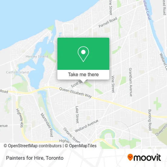 Painters for Hire map