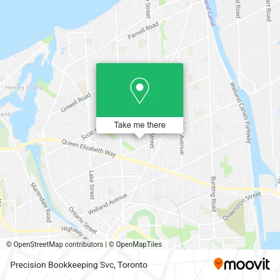 Precision Bookkeeping Svc map