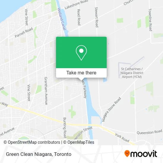 Green Clean Niagara map
