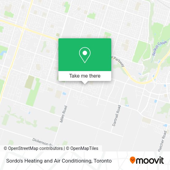 Sordo's Heating and Air Conditioning map